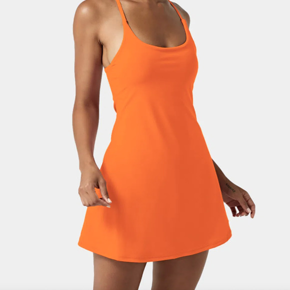 HALARA Dresses Nwt Halara Everyday Cloudful Backless 2in Flare